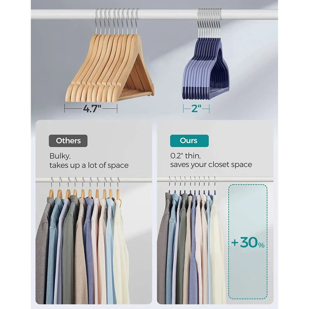 Plastic Coat Hangers Pack Of 50