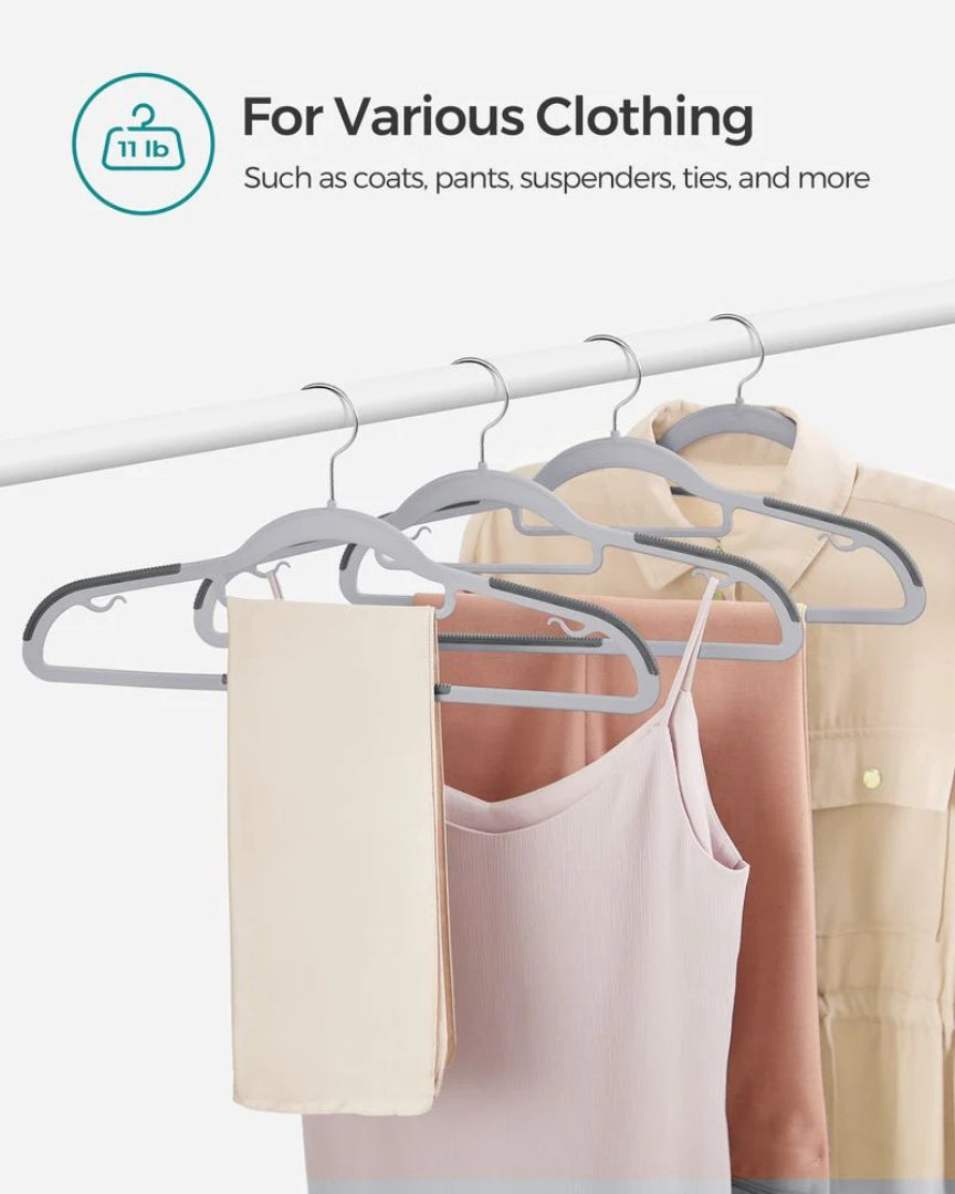 Heavy Duty Plastic Clothes Hangers Pack Of 30 Or 50