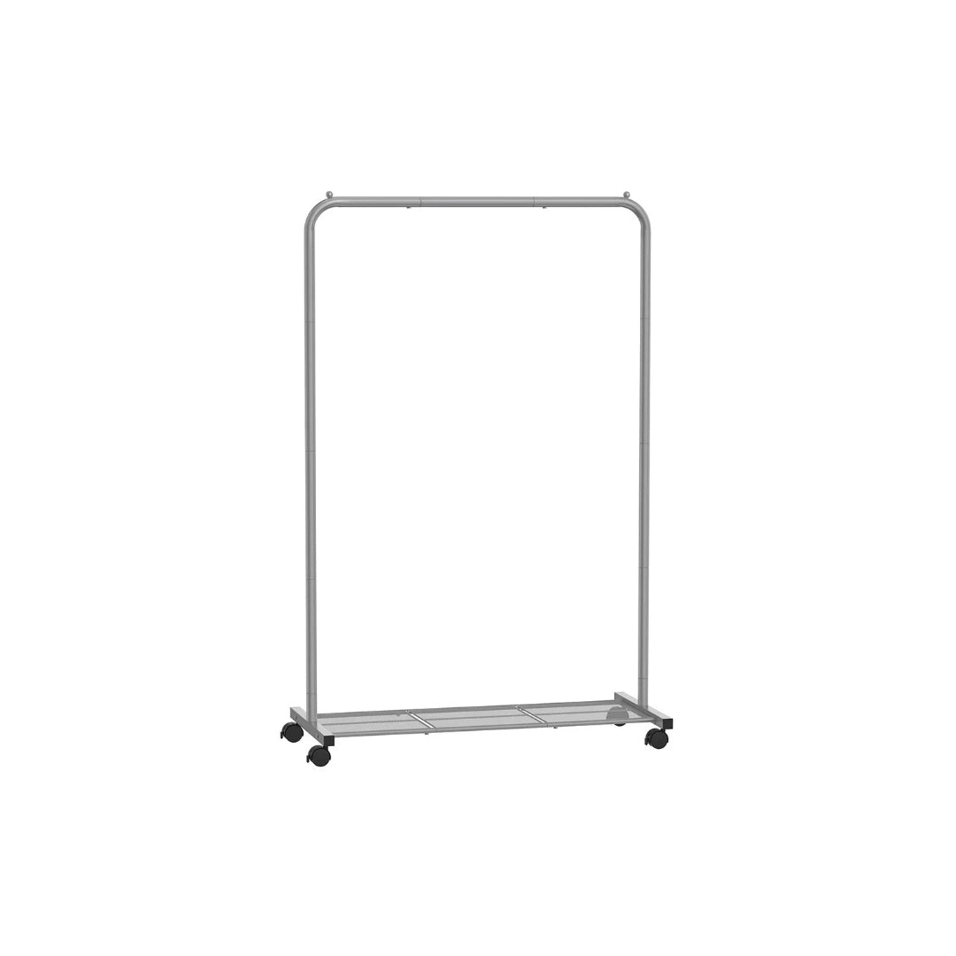 Clothes Rack With Wheels Metal Garment Rack 35.8in Wide