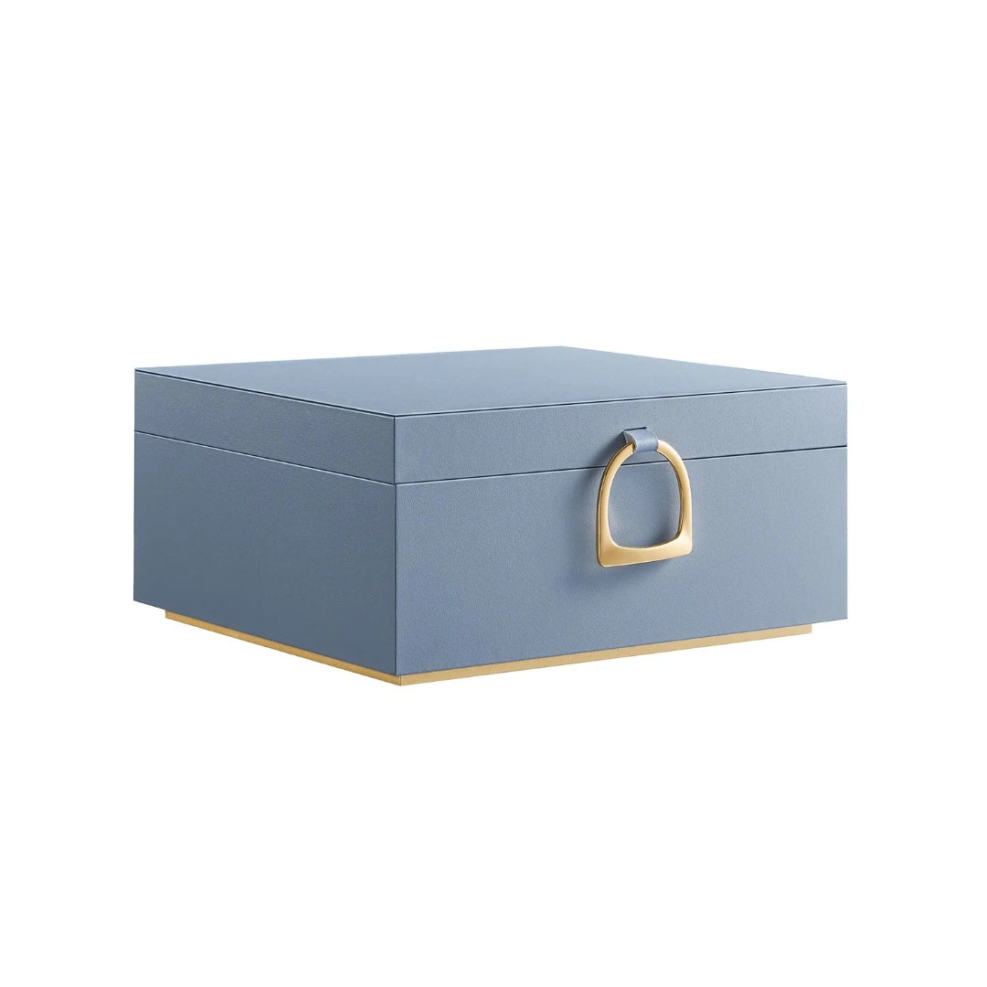 Jewelry Box Organizer With Handle 2 Layer Storage