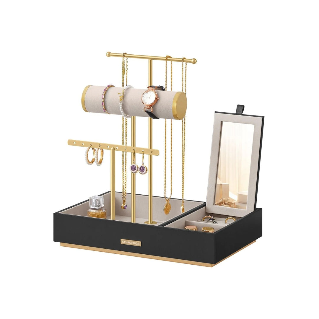Jewelry Holder Stand With Necklace Bracelet And Earring Rack