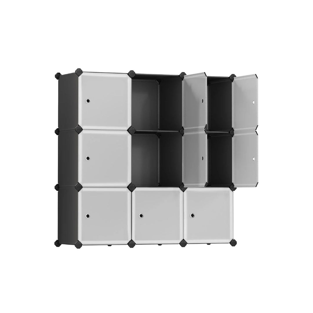 Cube Storage Cabinet With Doors 9 To 16 Plastic Cubes