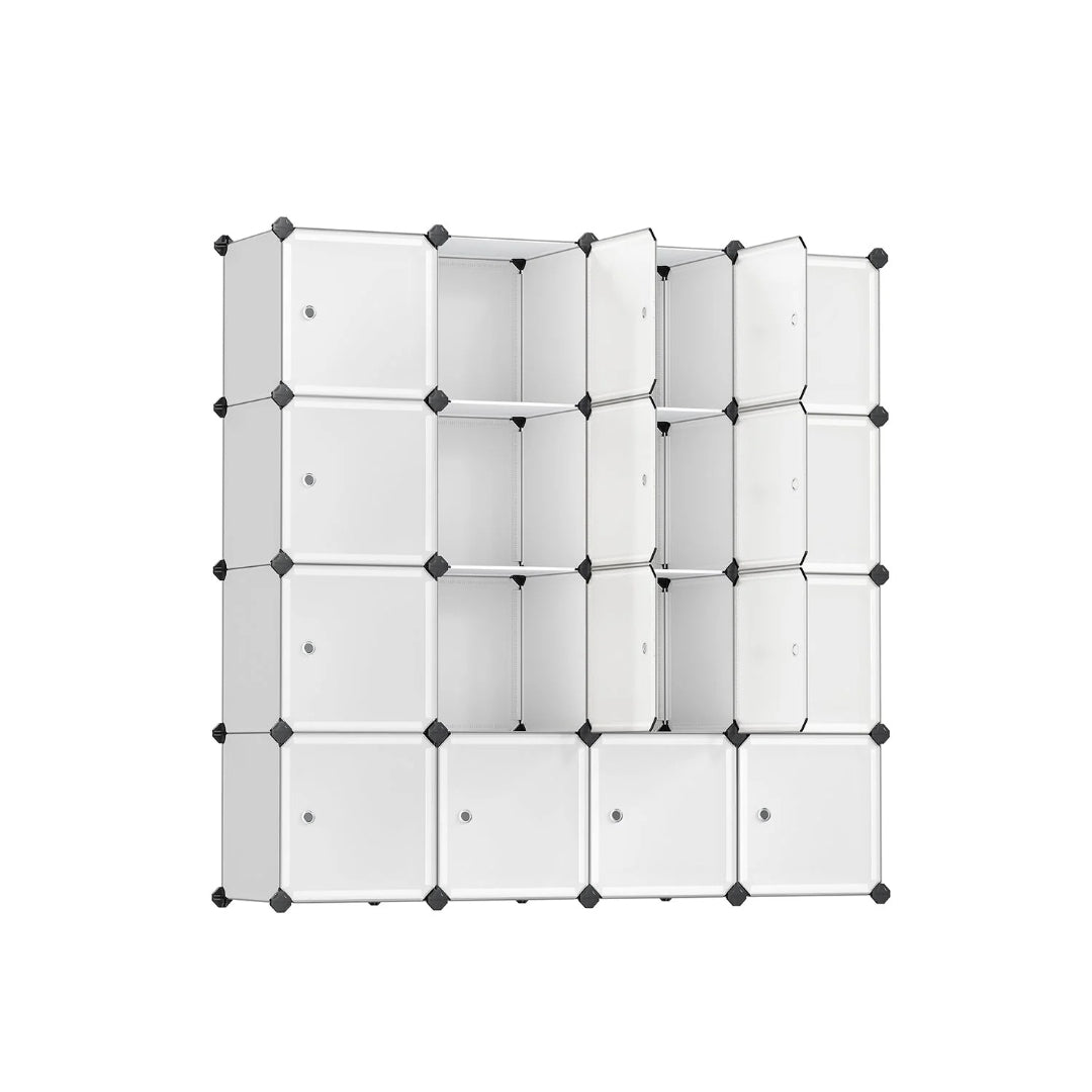 Cube Storage Cabinet With Doors 9 To 16 Plastic Cubes