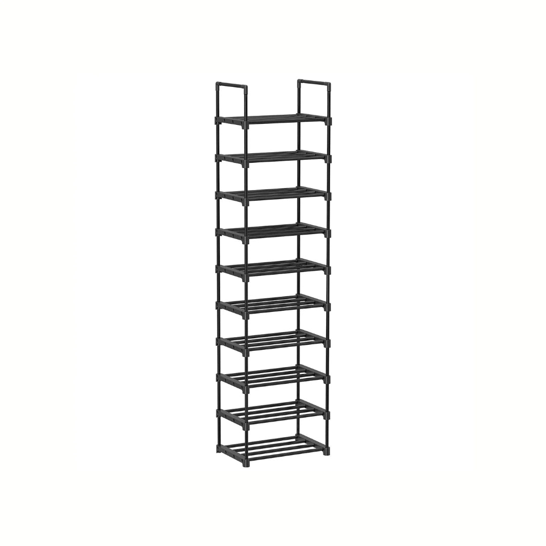 2/3/4/10 Tier Metal Shoe Rack, 36.2/46.1/17.7 Inch Organizer