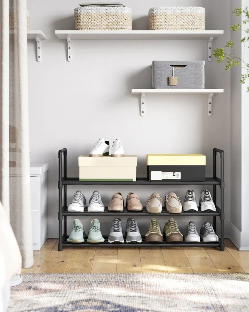 2/3/4/10 Tier Metal Shoe Rack, 36.2/46.1/17.7 Inch Organizer