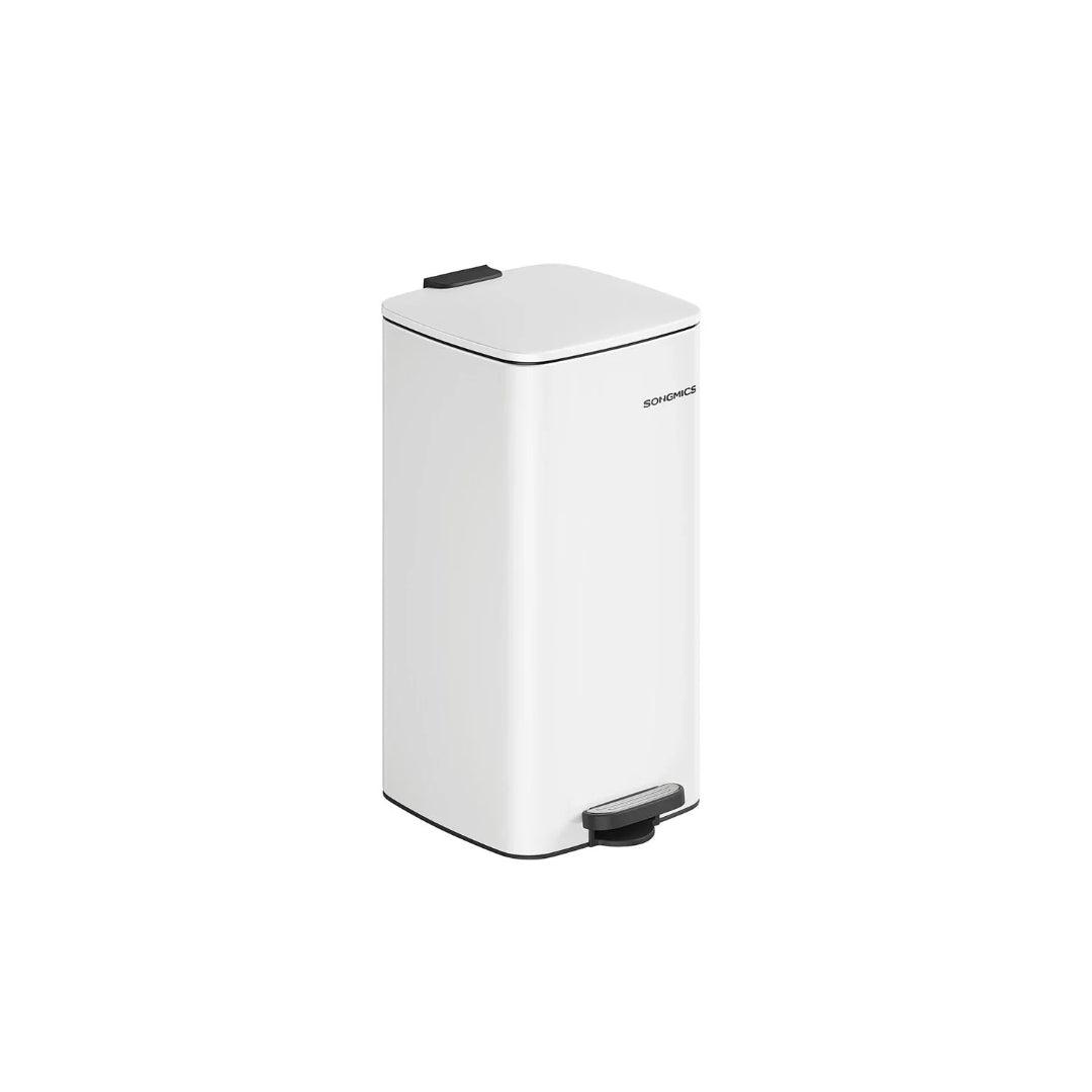 Stainless Steel Step Trash Can with Inner Bucket, 5.2–8 Gallon