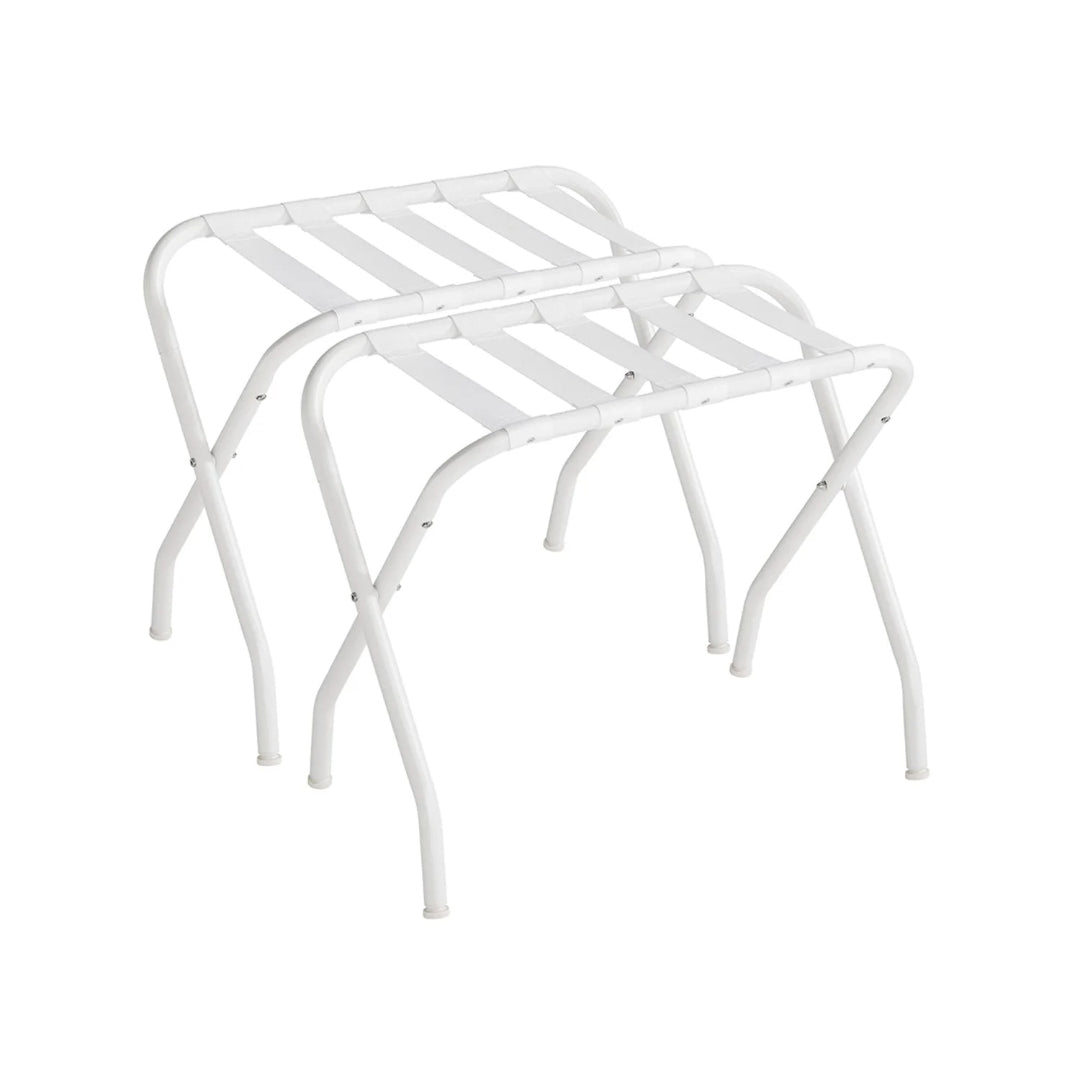 Folding Luggage Rack Steel Suitcase Stand For Guest Room