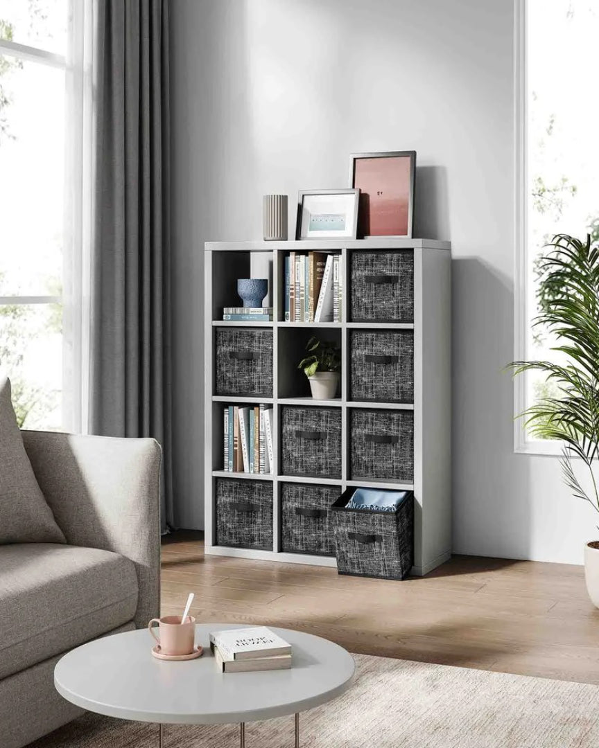 Foldable Storage Cubes Set Of 8 Fabric Bins