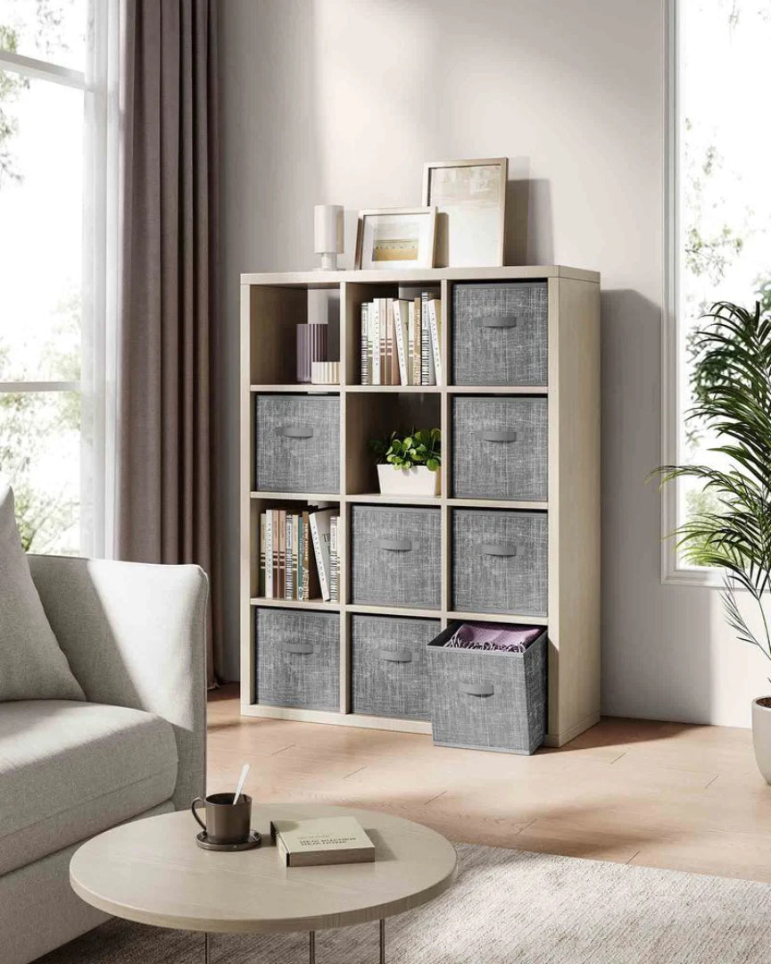Foldable Storage Cubes Set Of 8 Fabric Bins