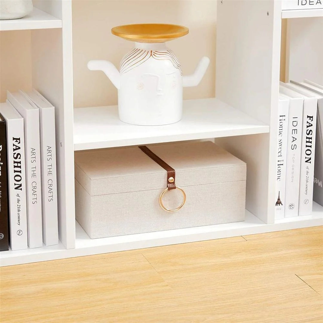 Tree Bookshelf With 13 Shelves Space Saving Bookcase