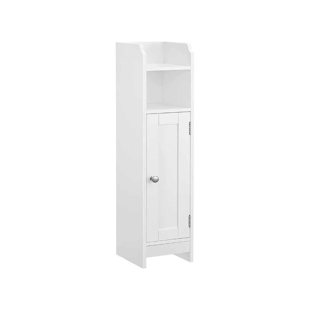 Corner Bathroom Storage Cabinet Slim Floor Cabinet 31.5in High