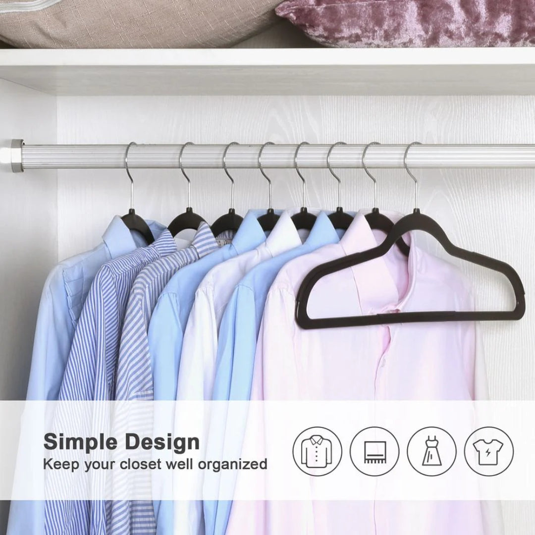 Plastic Coat Hangers Pack Of 50