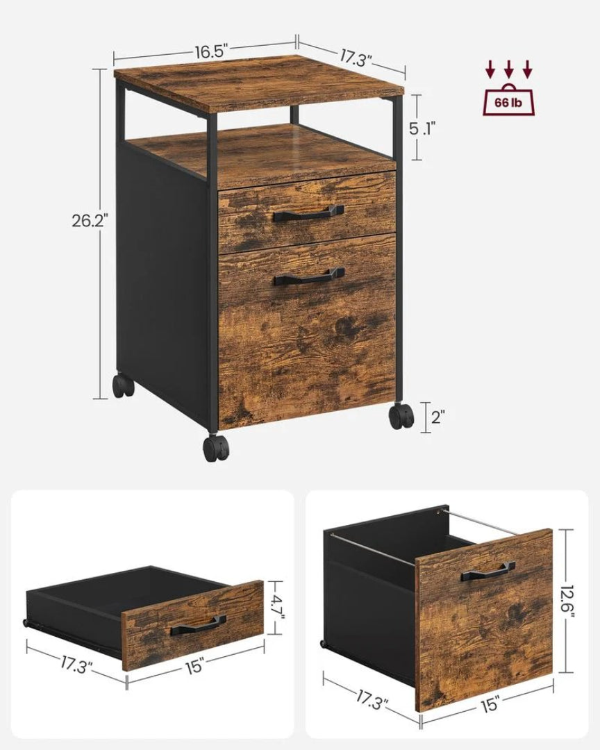 Mobile Filing Cabinet With Wheels – product view 9 | Ridgefield New York