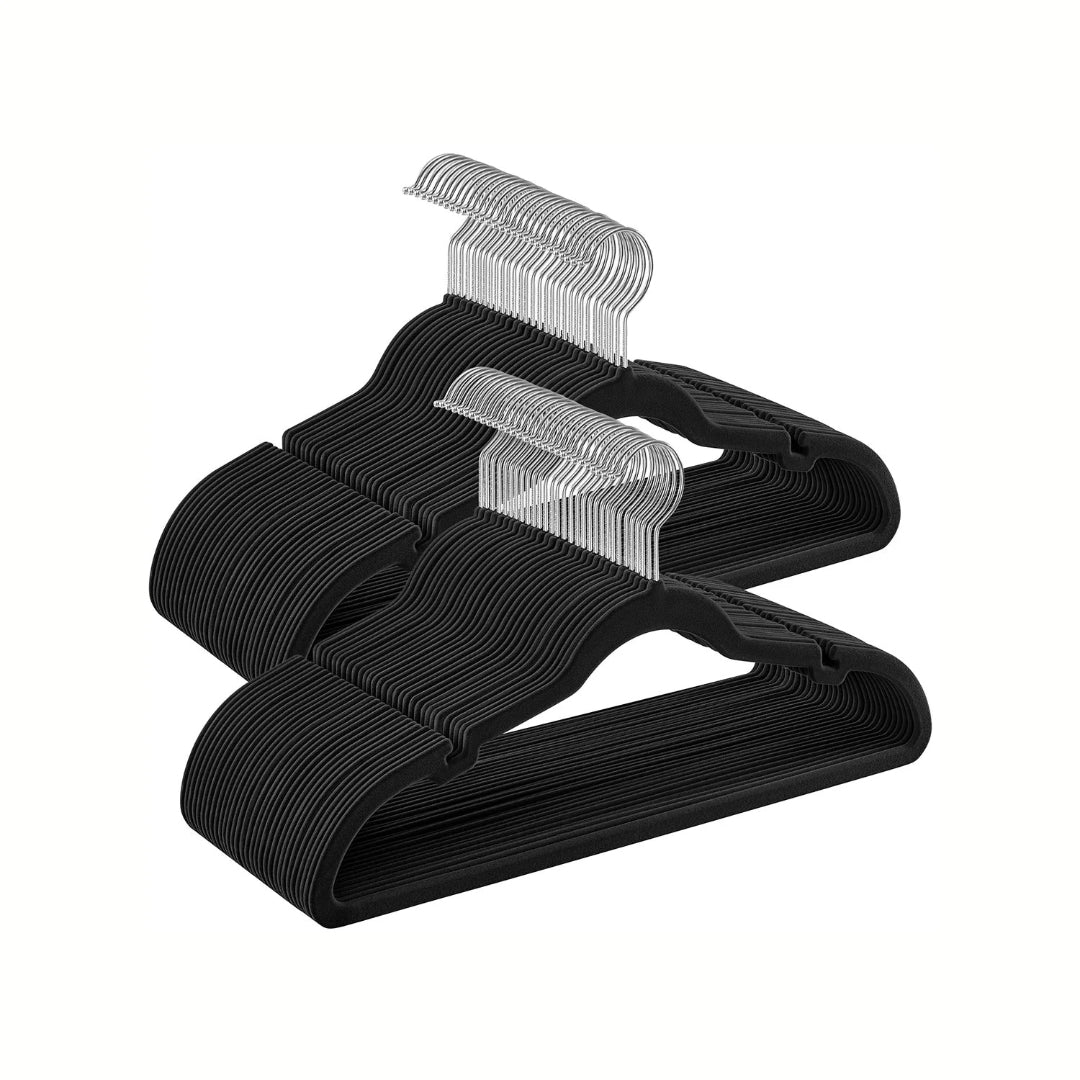 Velvet Clothes Hangers 60 Pack Non Slip