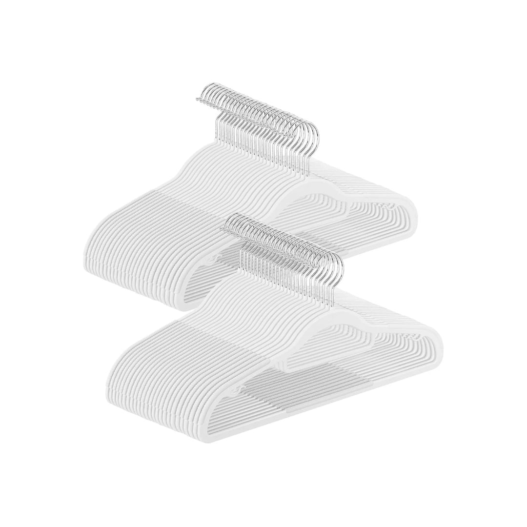 Heavy Duty Plastic Clothes Hangers Pack Of 30 Or 50