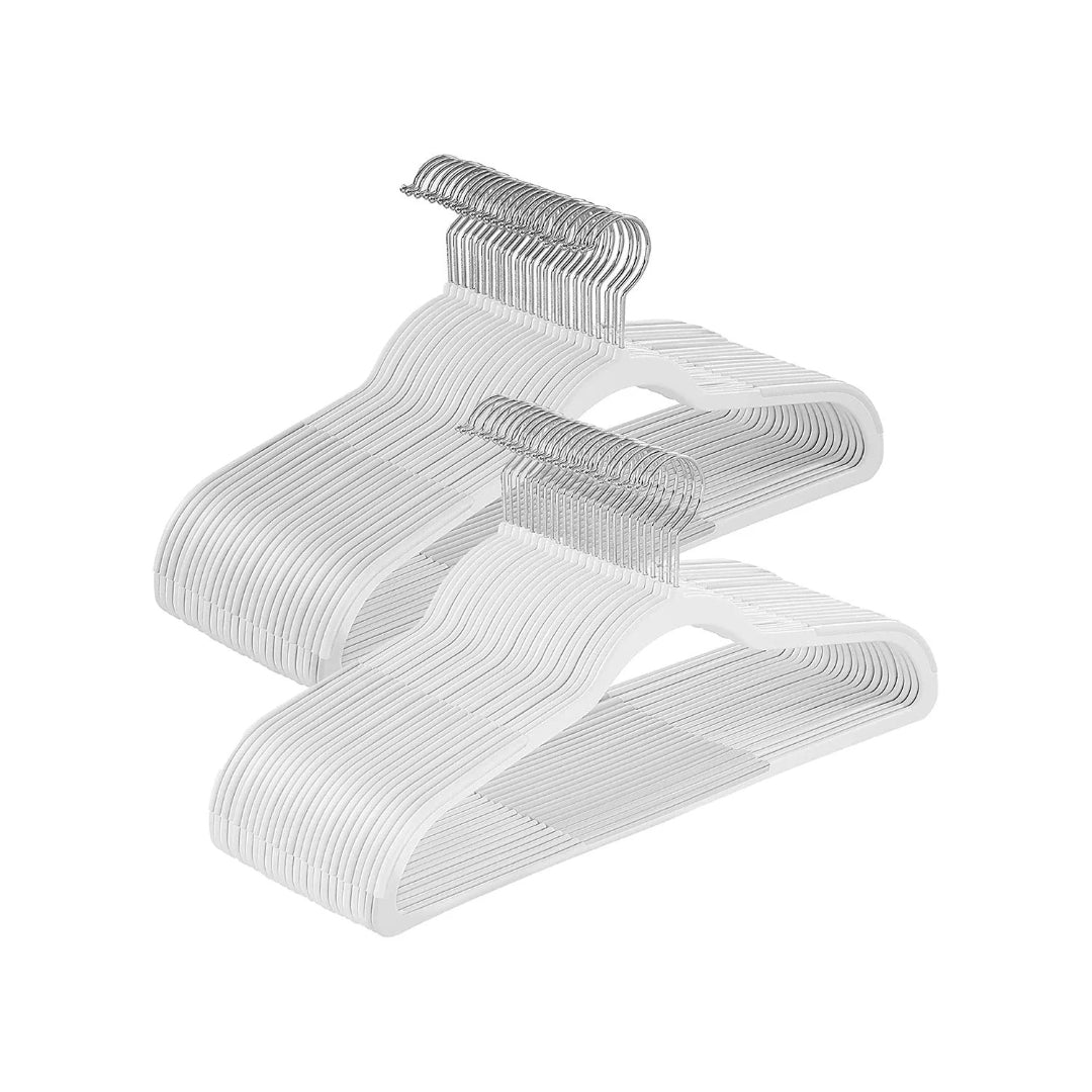 Plastic Coat Hangers Pack Of 50