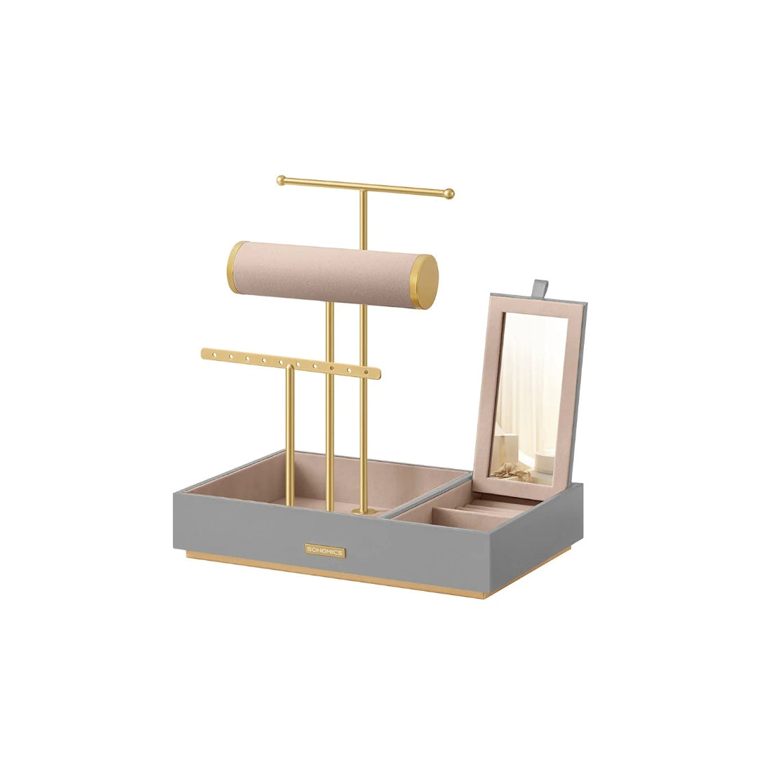 Jewelry Holder Stand With Necklace Bracelet And Earring Rack
