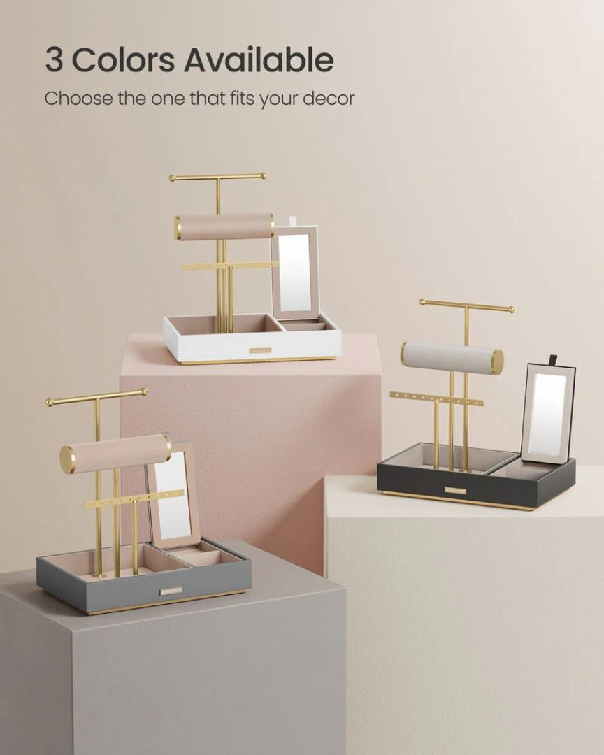 Jewelry Holder Stand With Necklace Bracelet And Earring Rack