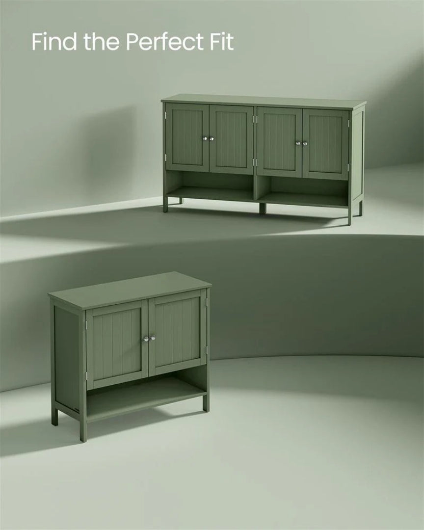 3-Tier Shoe Storage Cabinet with Adjustable Shelf, Entryway Organizer