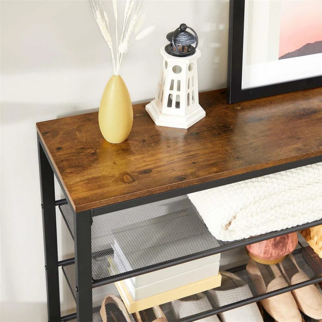 6/8 Tier Shoe Rack With Metal Shelves, 39.4 Inch Wide Organizer