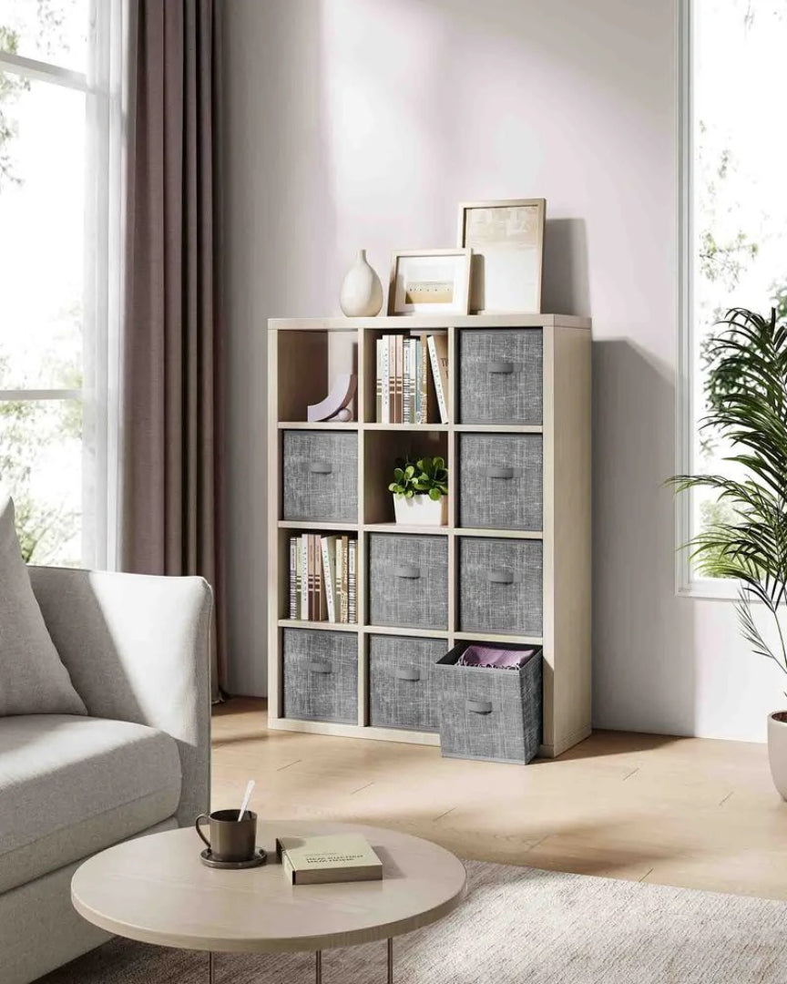 Foldable Storage Cubes Set Of 8 Fabric Bins