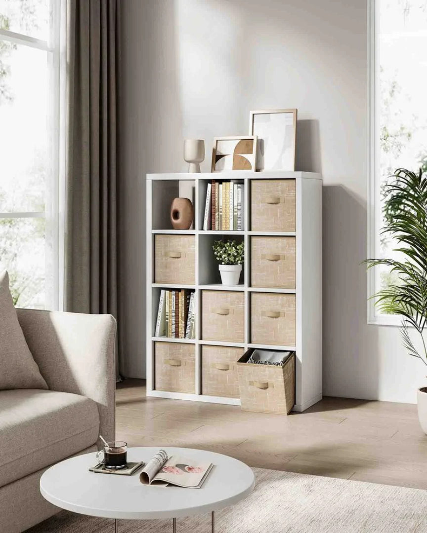 Foldable Storage Cubes Set Of 8 Fabric Bins