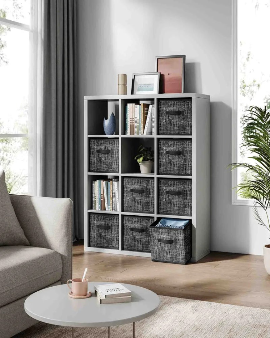 Foldable Storage Cubes Set Of 8 Fabric Bins