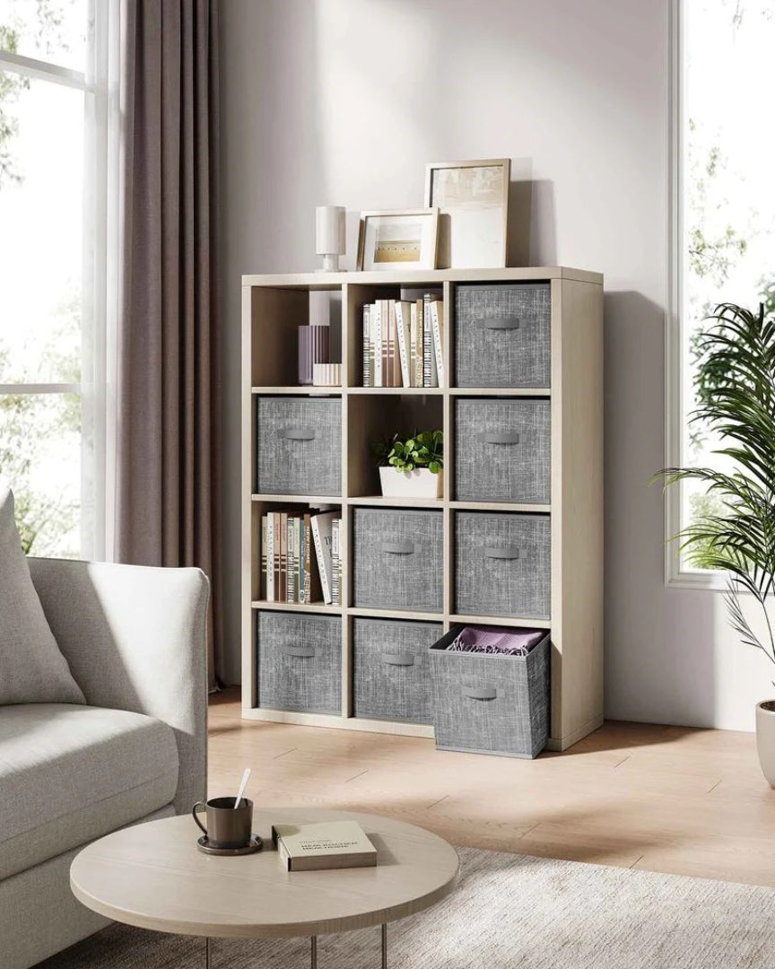 Foldable Storage Cubes Set Of 8 Fabric Bins