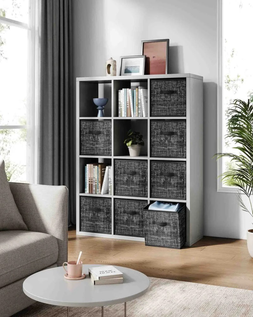 Foldable Storage Cubes Set Of 8 Fabric Bins