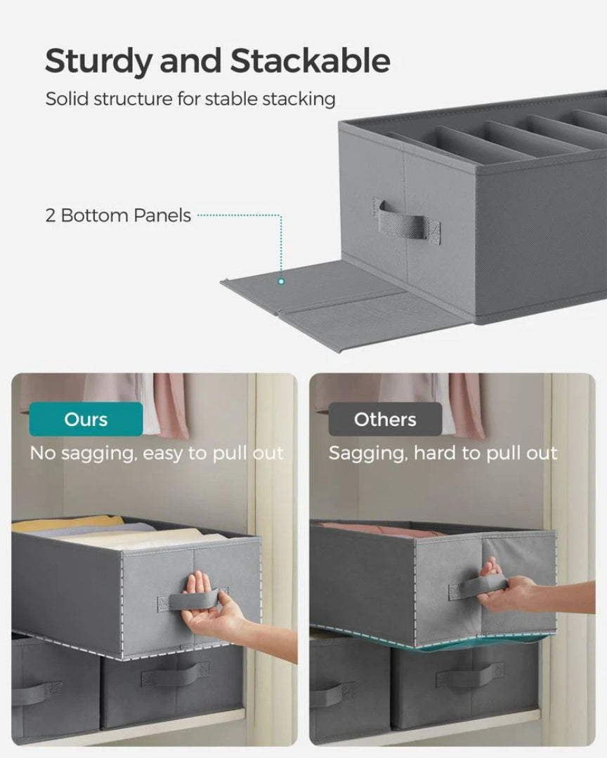 Large Wardrobe Clothes Organizers Set Of 2, 4 Or 6