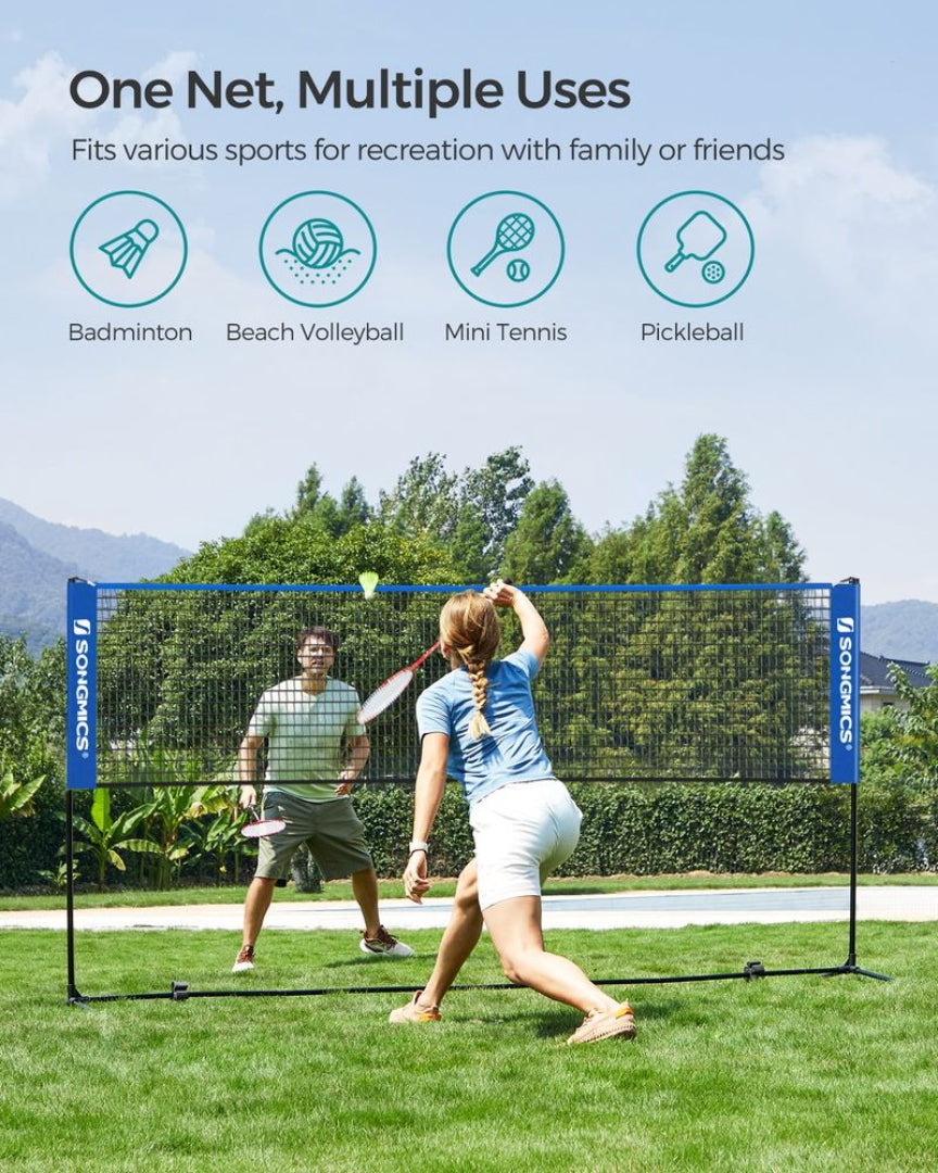 Badminton Net Portable Adjustable Height 35.4-61in Set