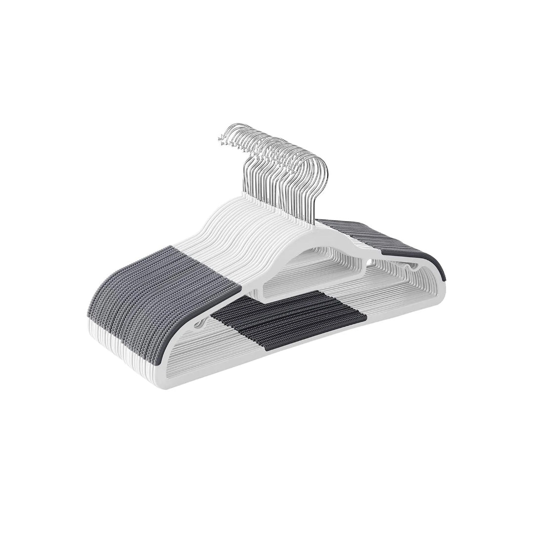Heavy Duty Plastic Clothes Hangers Pack Of 30 Or 50