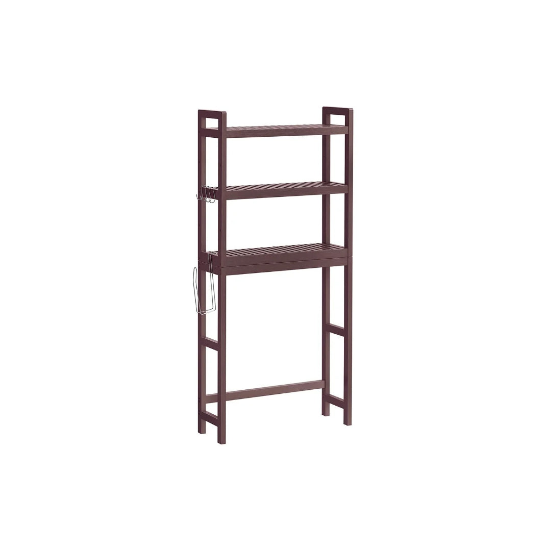 Bamboo Over Toilet Bathroom Organizer 3 Or 4 Tier Shelf