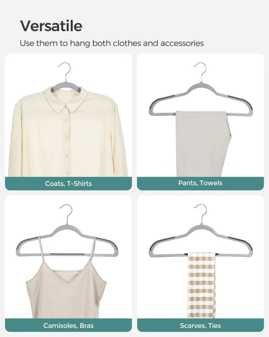 Plastic Coat Hangers Pack Of 50
