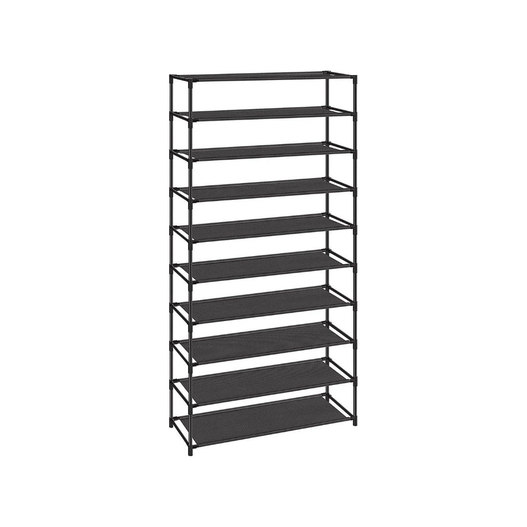 10 Tier Shoe Rack For Closet, Holds Up To 40 Pairs Organizer