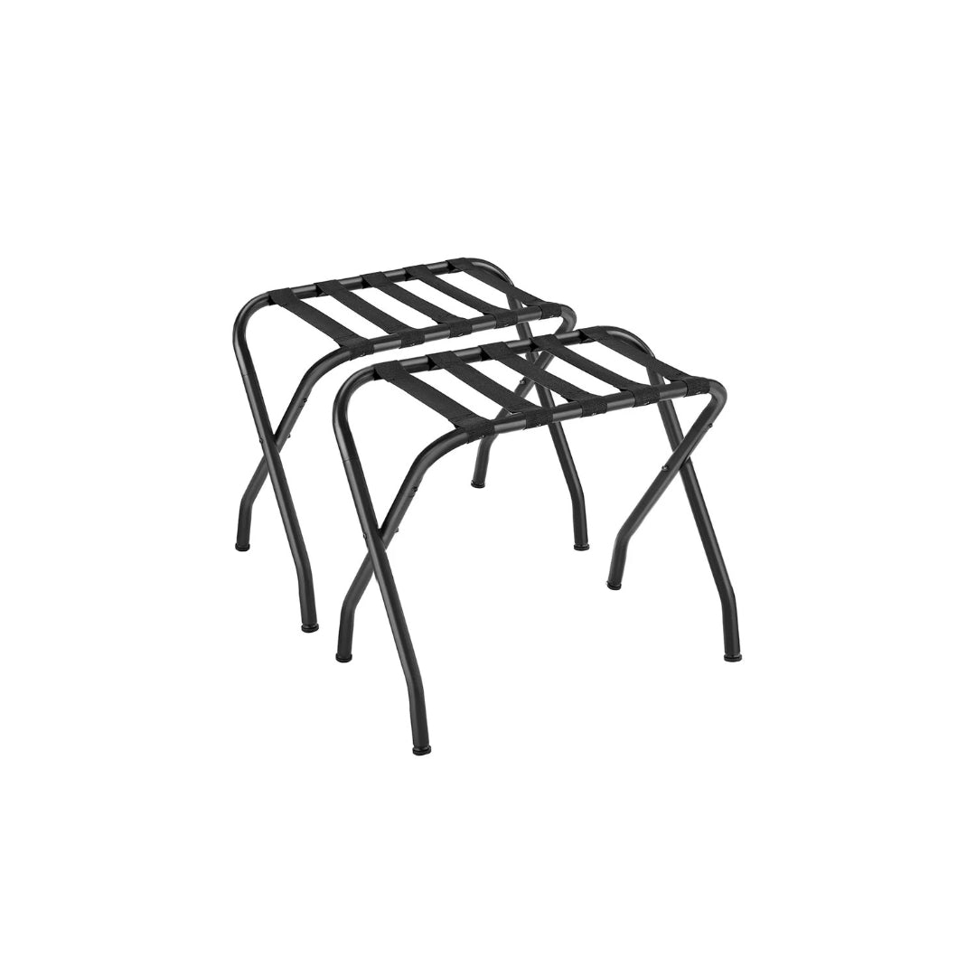 Folding Luggage Rack Steel Suitcase Stand For Guest Room