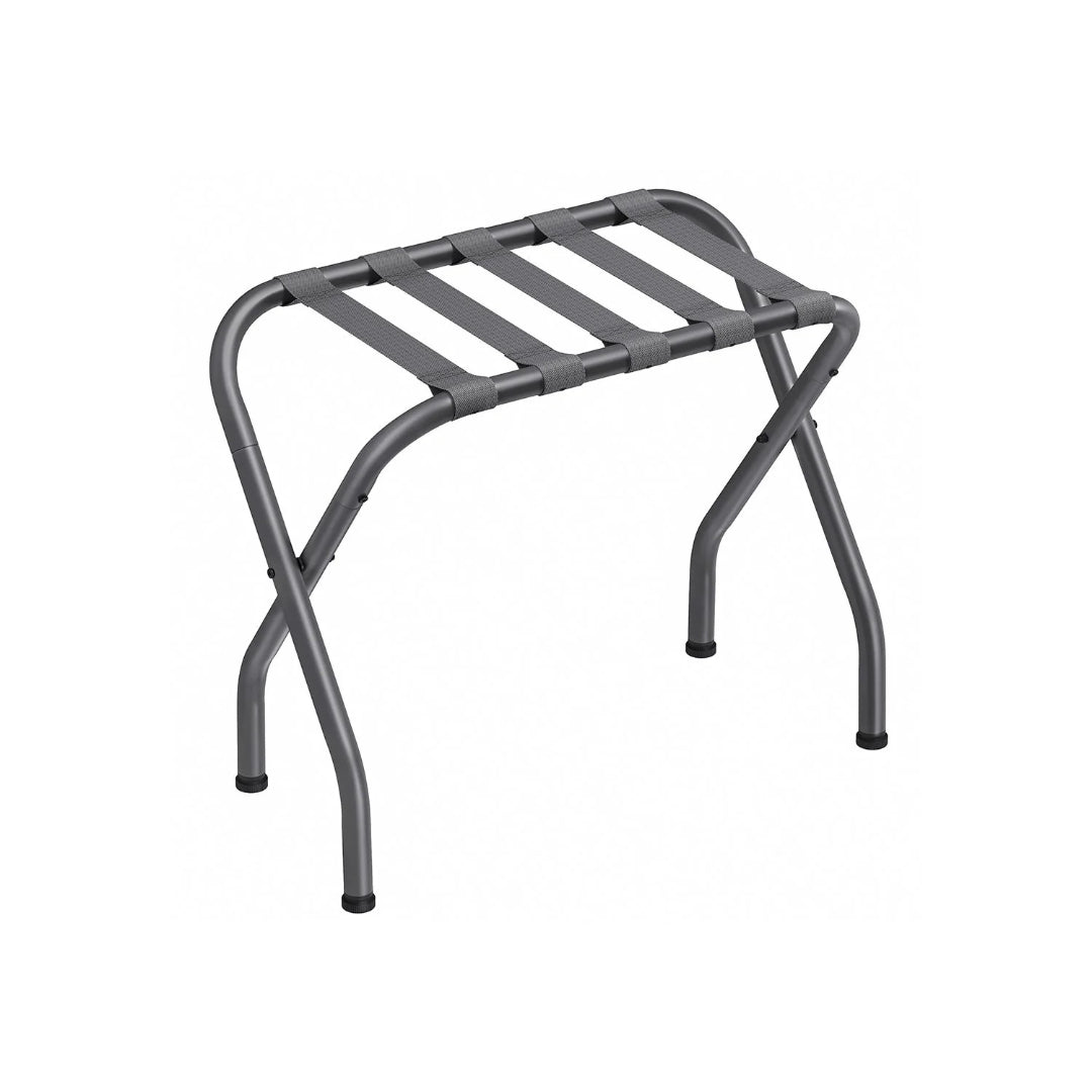 Folding Luggage Rack Steel Suitcase Stand For Guest Room