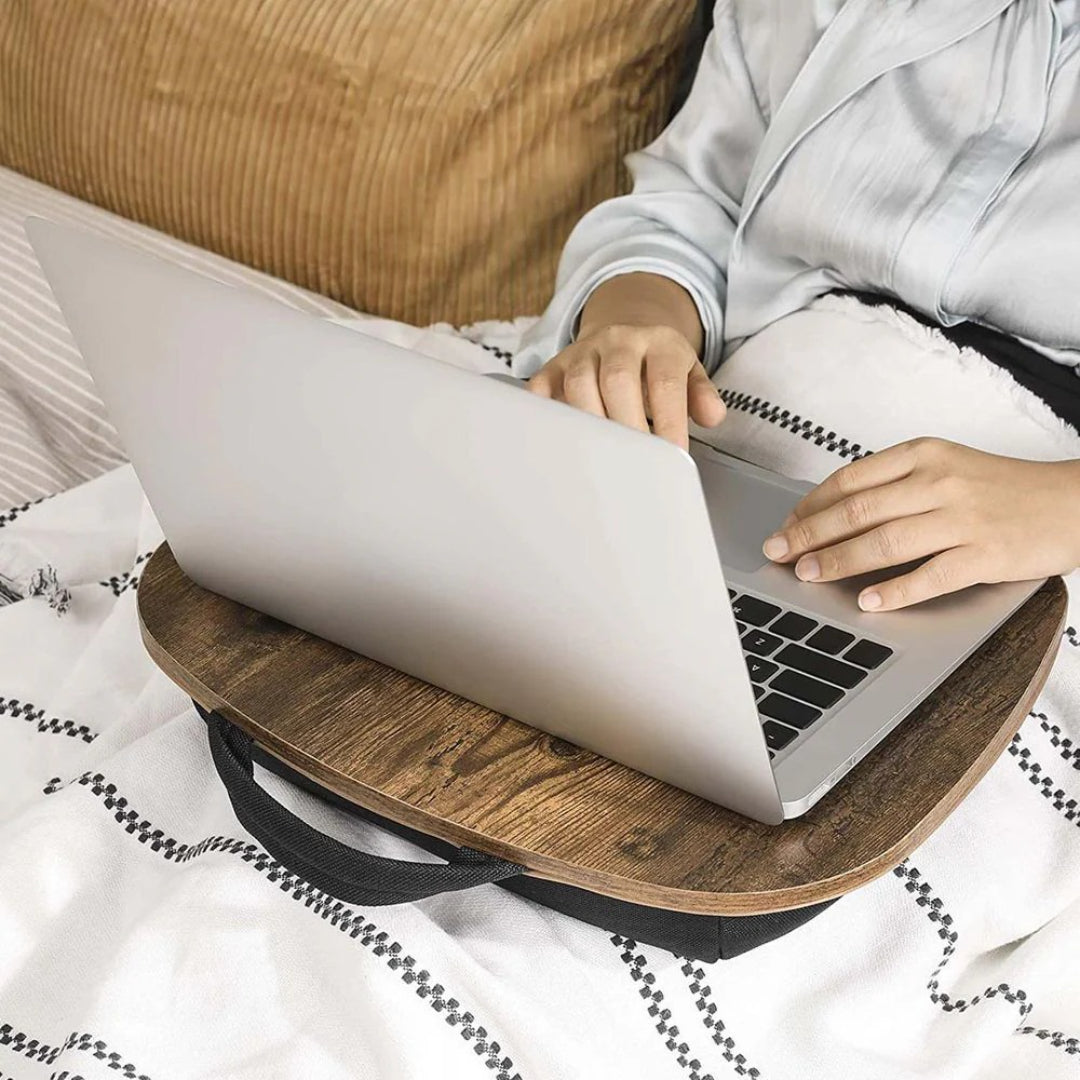Laptop Table With Handle & Cushion – product view 3 | Ridgefield New York