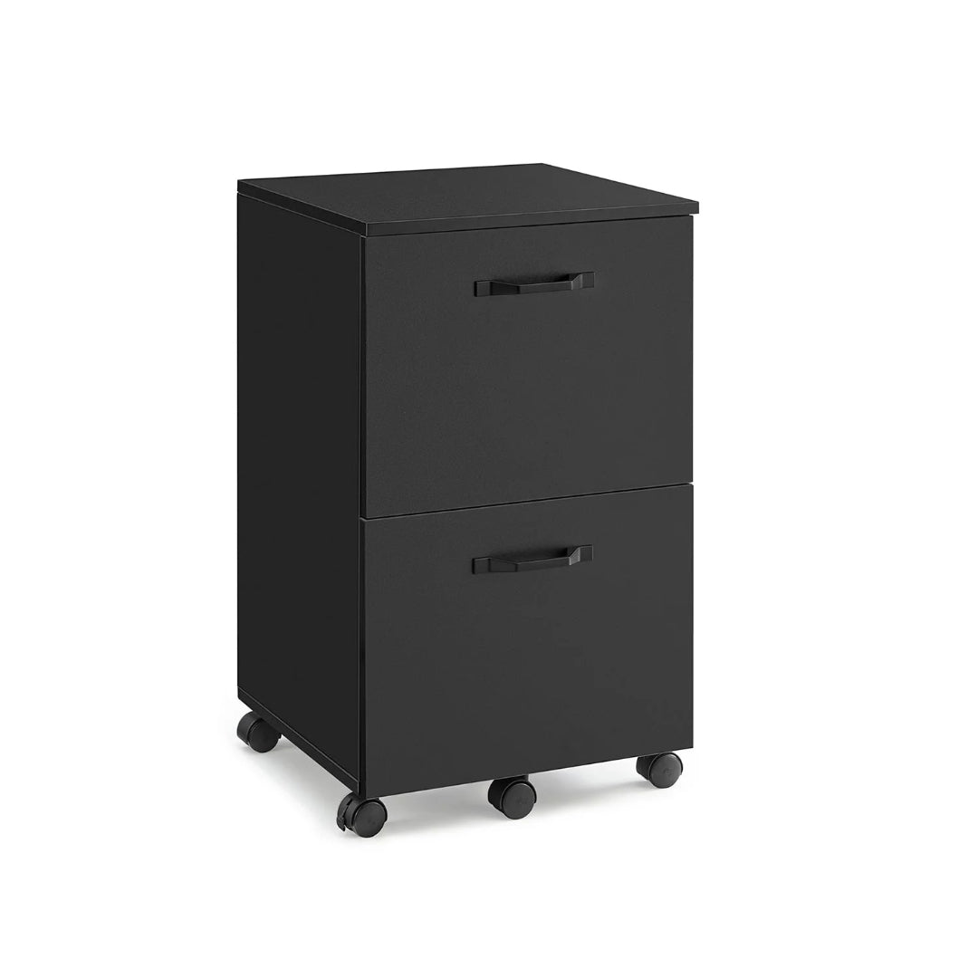 2 Drawer Rolling File Cabinet With Lockable Wheels – product view 2 | Ridgefield New York