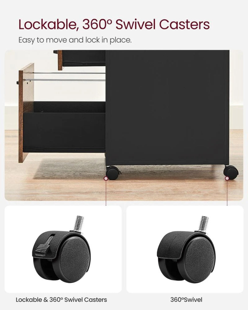 Mobile Filing Cabinet With Wheels – product view 6 | Ridgefield New York