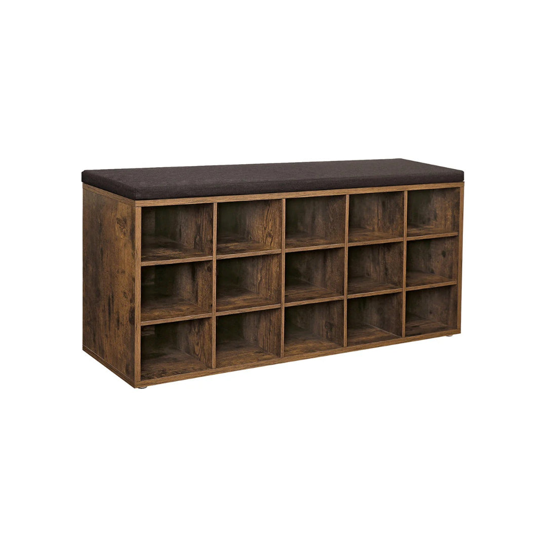 Shoe Storage Bench With Cushion – product view 2 | Ridgefield New York